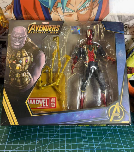 钢铁侠手办mk50漫威复仇者联盟男生摆件蜘...