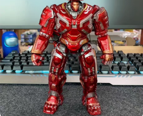 包邮钢铁侠手办反浩克MK44装甲模型摆件儿...