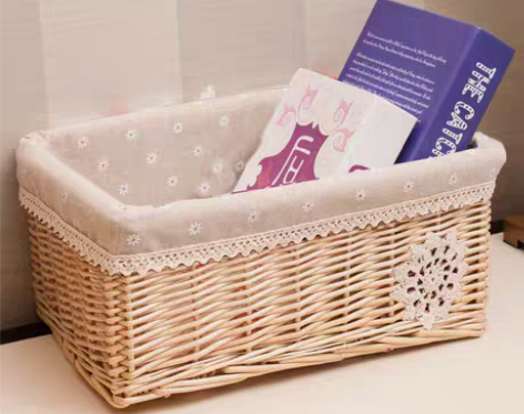 转卖柳编收纳筐藤编储物筐脏衣服篮衣柜厨房零...