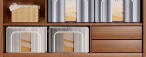 清一批69L佳帮手衣服收纳箱家用布艺整理盒...