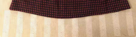 红与黑格子羊毛连衣裙150/84A 9新，...