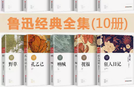 鲁迅的书全套10册散文集杂文精选故乡呐喊狂...