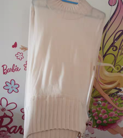 包邮全新 朝花夕拾轻奢品牌 薄款半高领羊毛...