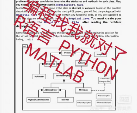 留学生 英文计算机R语言 Java C语言...