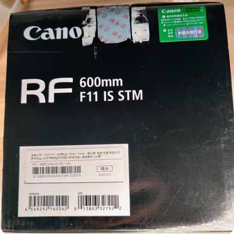 包邮佳能 RF 600mm F11 IS ...