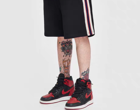 转卖【福袋】侧边织带休闲运动五分裤男女国潮...