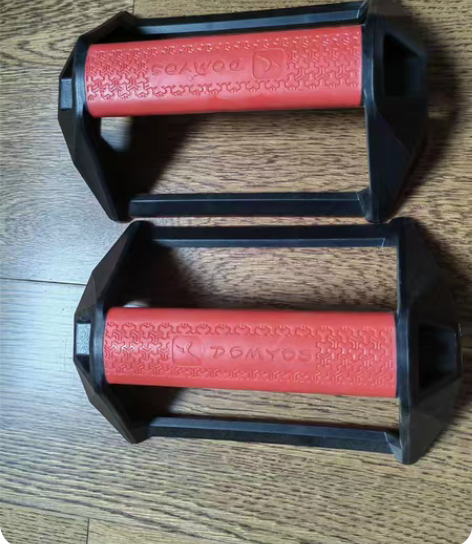 迪卡侬H型俯卧撑支架工字家用健身器材俄挺练...