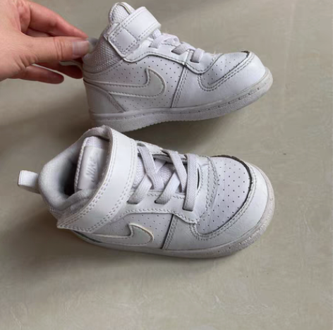 包邮耐克儿童鞋 小白鞋，6C（22码），实...