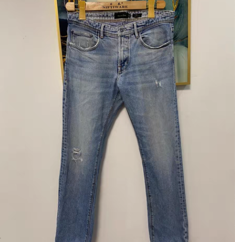 闲置女士牛仔裤 腰围76裤长97 喜欢可以...