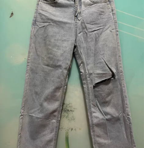 阔腿牛仔裤 薄款 m码数 满三件包邮 不退...