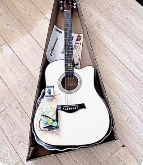 低价转让1000多全新单板民谣吉他，适合初...