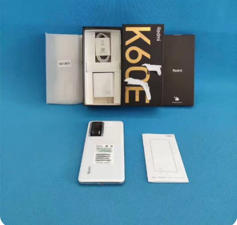 包邮99新红米K60E晴雪色12+512G...