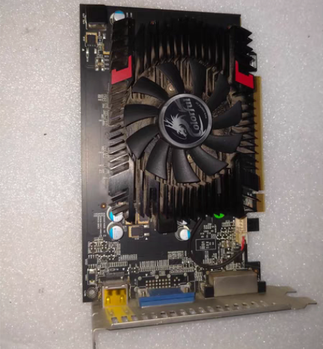 亮机卡. 七彩虹GT610 雷暴鲨 1G ...