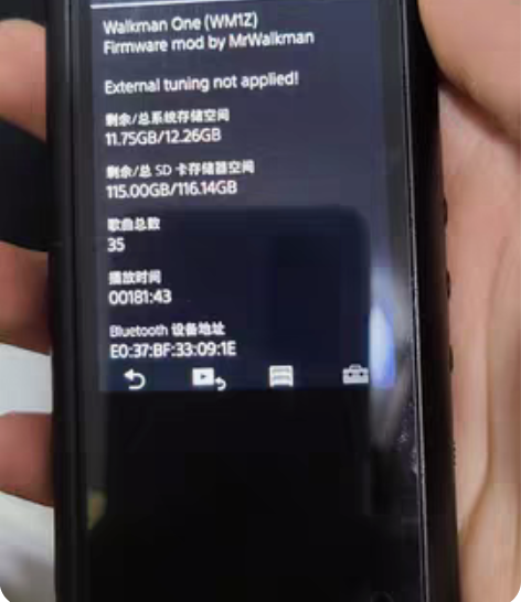 索尼zx300amp3 16g 成色99新...