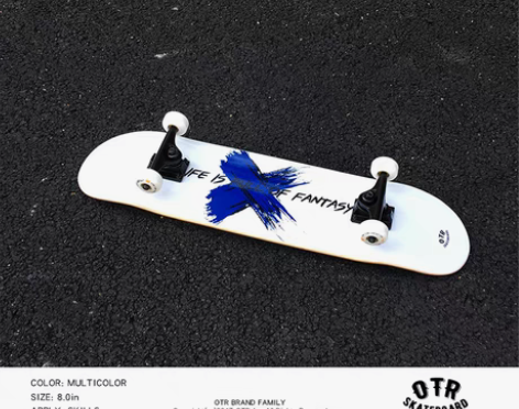 转卖出滑板～双翘滑板 正常磨损～其他完好～...