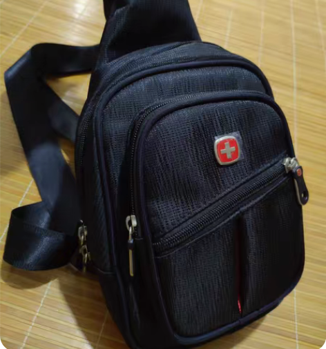 包邮全新胸包瑞士军刀单肩包斜挎包男女休闲挎...