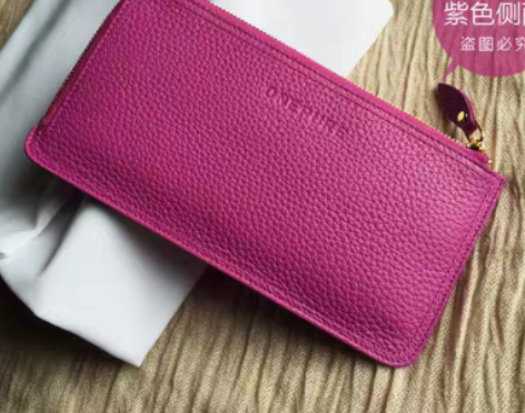 转卖2022新款真皮钱包女长款拉链超薄女士...