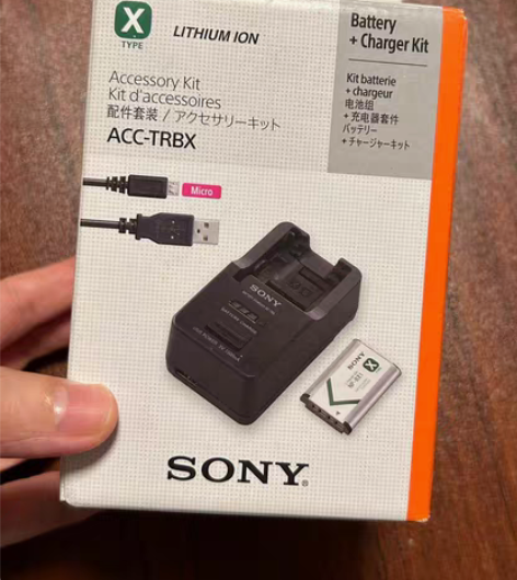 转卖SONY索尼BC-TRX原装充电套装N...