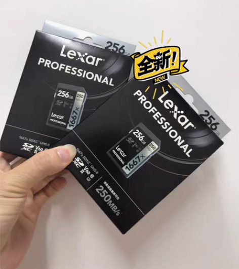 包邮雷克沙256G内存卡SD卡V30数码微...