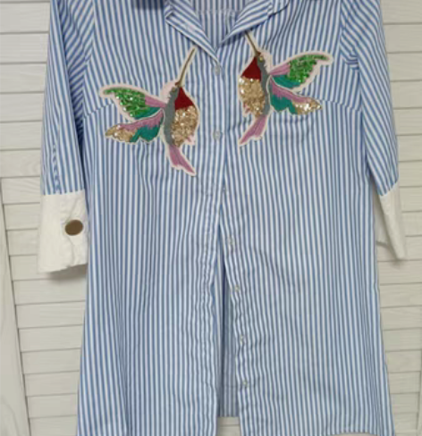 白色衬衫是尚都比拉，有刺绣，白色干净9成新...