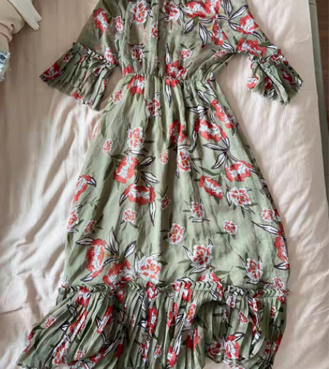 包邮复古碎花连衣裙，森系少女风，超美，便宜...