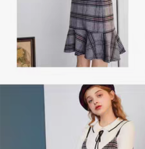 拉夏贝尔全新女士羊毛裙尺码全 感兴趣的话给...