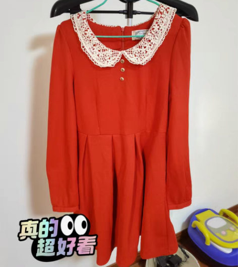 付邮送拉夏贝尔小香风连衣裙，专卖店购入，穿...