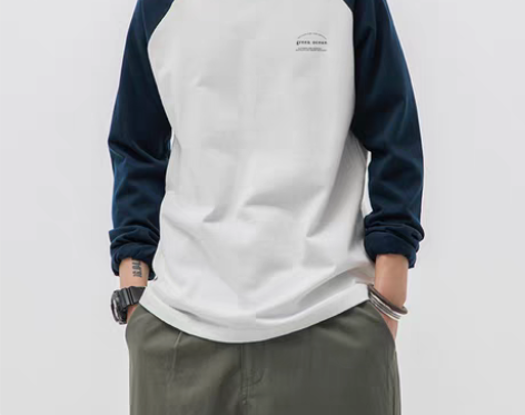 转卖马切达秋季圆领内搭长袖T恤纯棉日系加厚...