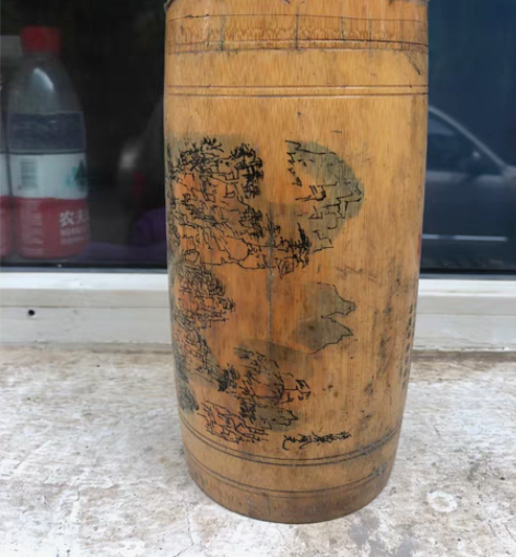 包邮老竹酒桶，品相如图，标价真的是赔本出了...