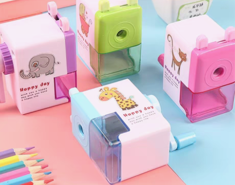 【9.9元卡通卷笔刀】削笔器创意省力单孔削...