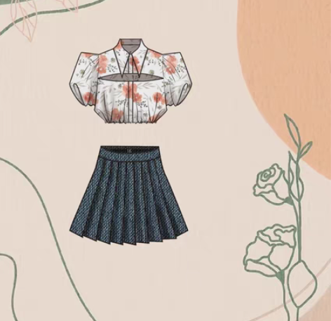 服装设计款式图10r一张 以下是本人亲自画...