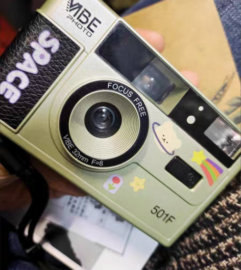 包邮德国VIBE 501F胶卷傻瓜相机非一...