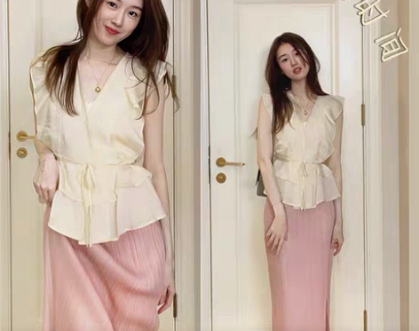 转卖夏季高级感女装冷淡风气质小个子茶歇法式...