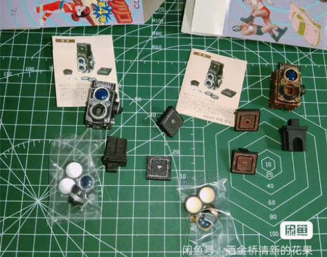 包邮海鸥相机 模型 盒蛋 扭蛋 一对全新包...