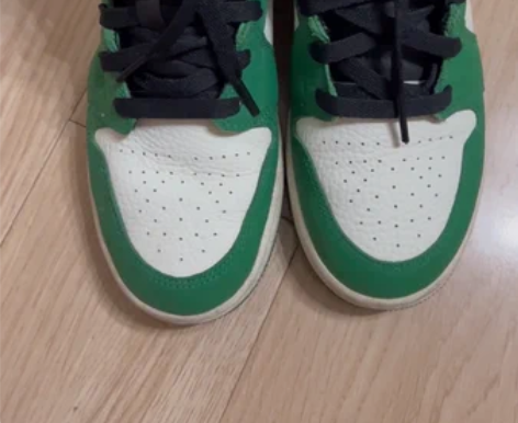 包邮乔丹Aj绿脚趾38码 一切如图????...
