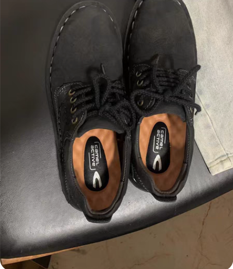 包邮骆驼男鞋真皮特价。码数39。特价50 ...