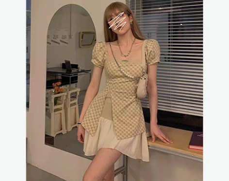 转卖DREAM SEVEN77 方领短袖连...