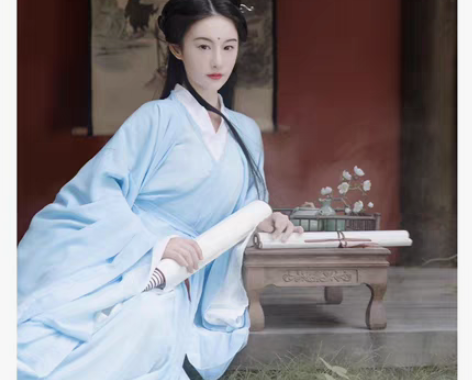 转卖绝版！！映江月，交领汉服，原创设计，魏...