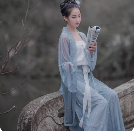 包邮摘星辞【星动】汉元素原创设计宋制褙子改...