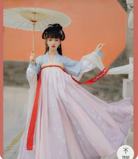 包邮绝版汉服大刀出 汉韵阁芙蓉三件套齐胸九...