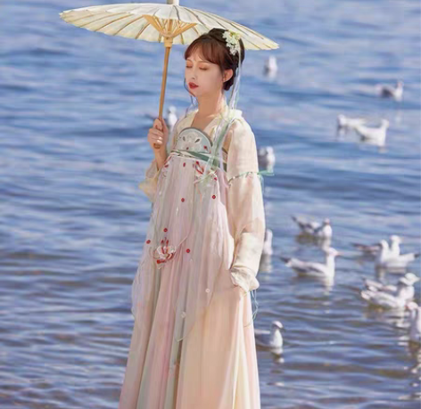 转卖七月夕 林女 林女 对襟短衫汉元素绣花...