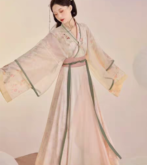 七月夕原创古风汉服 大襟襦外L，大襟襦内M...