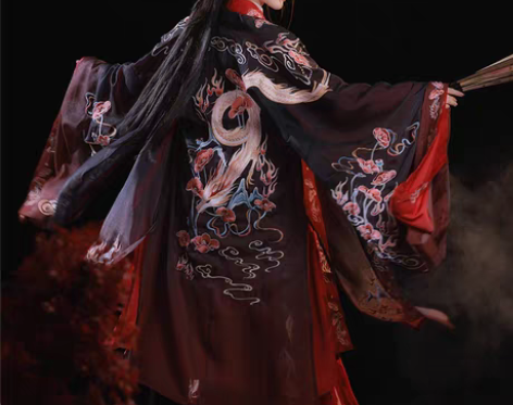 转卖耀春褒姒原创晋制汉服女重工刺绣魏晋风交...