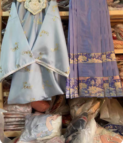 包邮出绝版汉服三件套L码全新带吊牌,如图,...