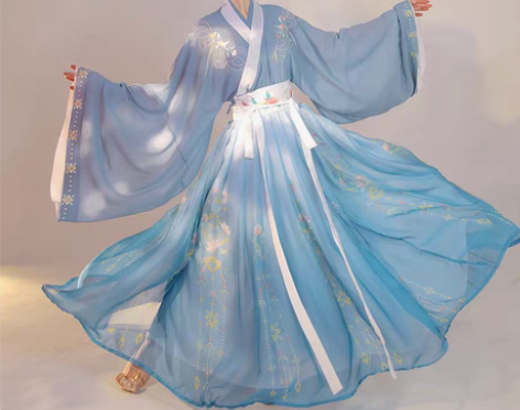 转卖云芳晴绾星辰汉服女中国风原创正品刺绣6...