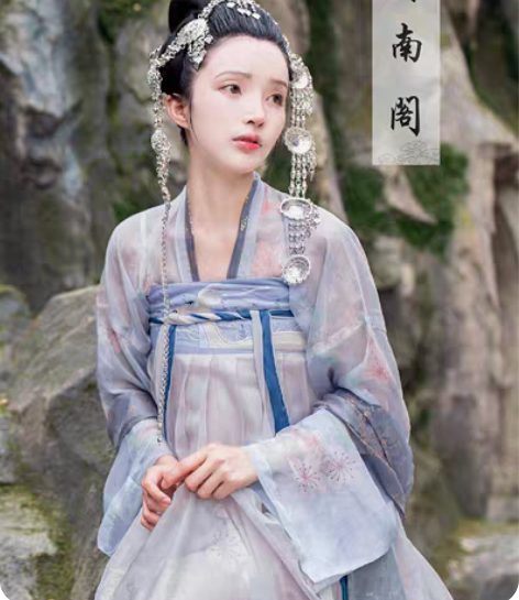 出司南阁画仙 司南阁 画仙齐胸襦裙 蝴蝶烫...
