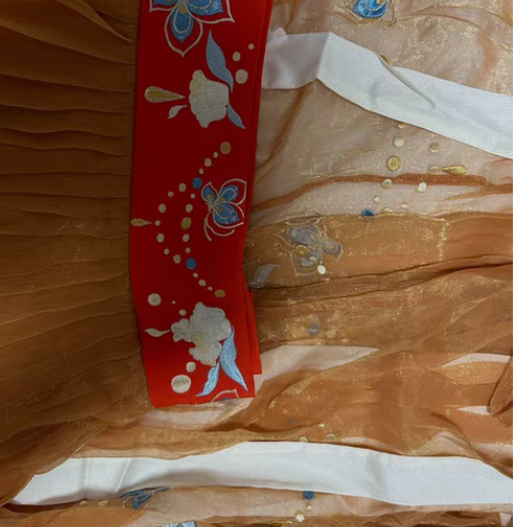 华韵天娇原创两片式齐胸襦裙，女汉服绣花6米...