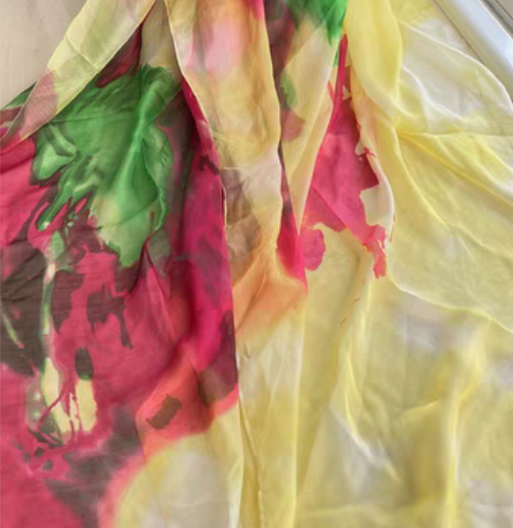 全新超大桑蚕丝围巾：材质：100%桑蚕丝，...