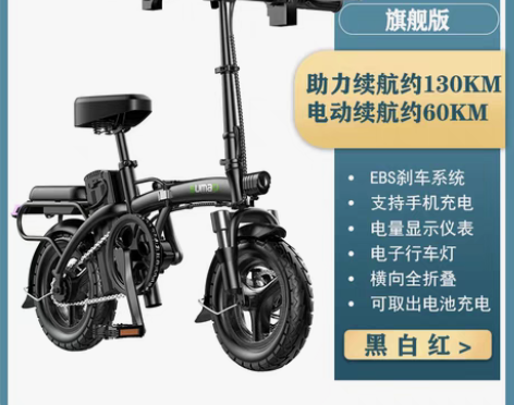 转卖德国名顶国标折叠电动自行车小型代驾宝电...