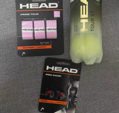 海德网球、手胶、避震器 一套打包！！！全新...